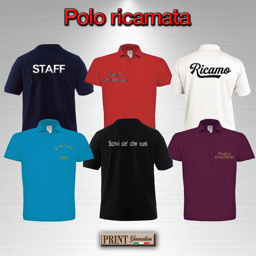 Polo personalizzate ricamate - personalizzate, /