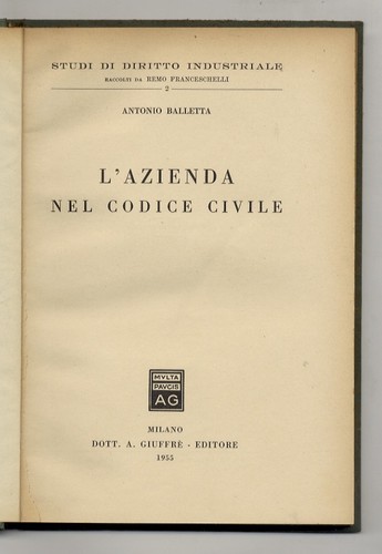 Azienda nel codice civile - l'azienda, civile.