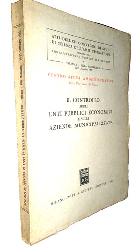 Lucifredi controllo su enti - controllo,