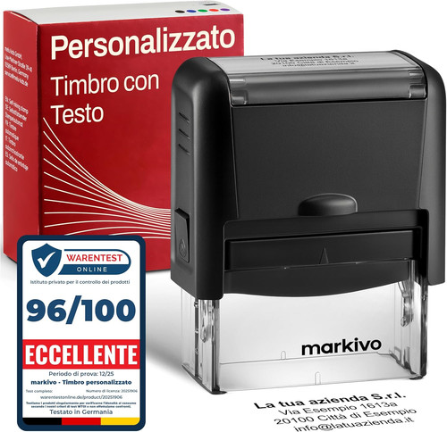 Nuovo timbro personalizzato - timbro,